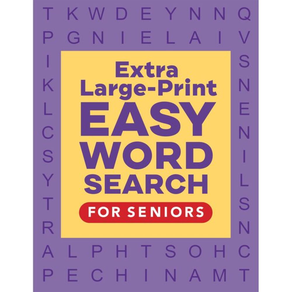 Extra Large-Print Easy Word Search for Seniors -- Rockridge Press